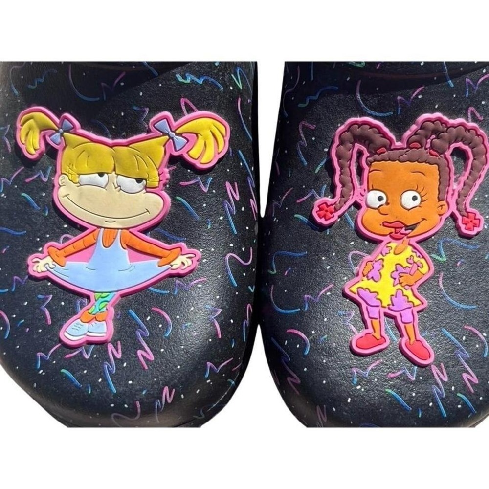 Rugrats Clogs Kids Size 5 Black Angelica Susie Nickelodeon NWT - Picture 4 of 7
